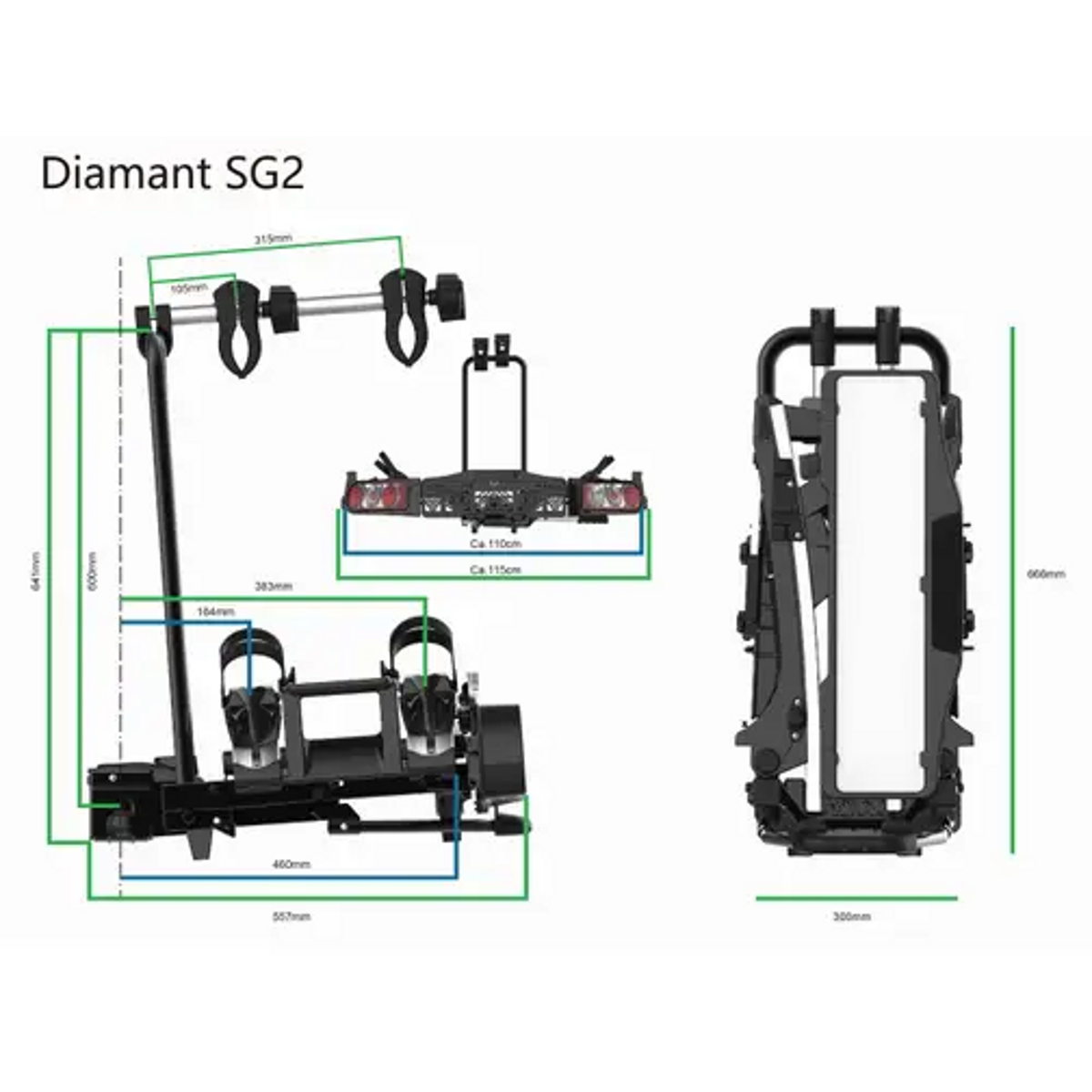 Pro-User Diamant SG2 fietsendrager huren – foto 4
